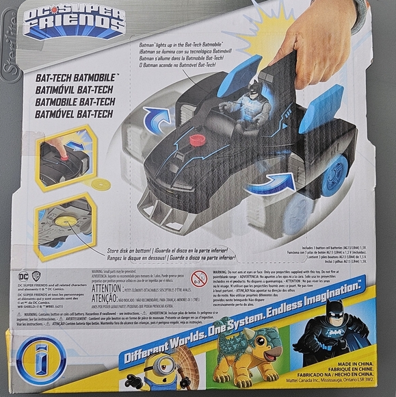 DC Comics DC Super Friends Bat-Tech Batmobile Action Figure Vehicle - Picture 2 of 2